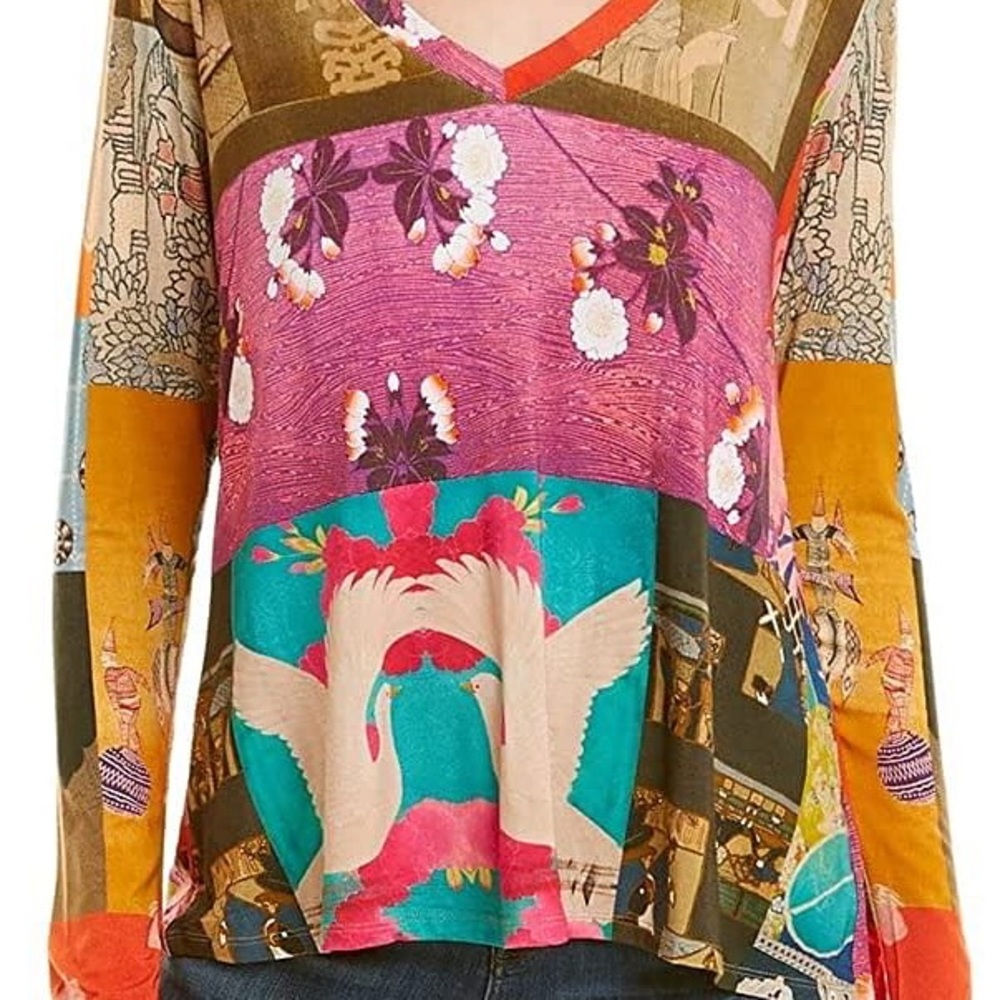 Johnny Was Tokyo Favorite Slim Top | XL